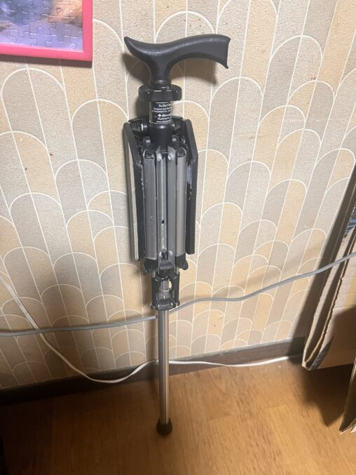 ステッキチェア 杖椅子 椅子になる杖 一脚杖